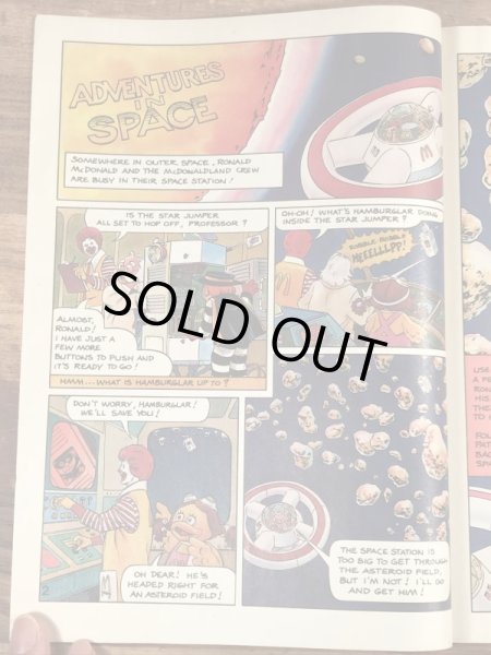 80’s　ヴィンテージ　マクドナルド　ファンタイムズ　フリーペーパー　ロナルド　雑貨