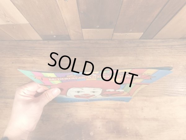 80’s　ヴィンテージ　マクドナルド　ファンタイムズ　マガジン　ロナルド　雑貨