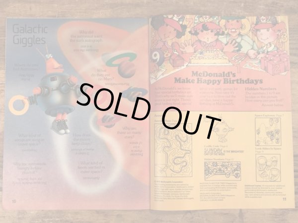 80年代　ビンテージ　マクドナルド　ファンタイムズ　マガジン　ロナルド　雑貨