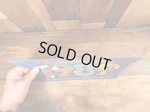 80’s　ヴィンテージ　マクドナルド　ファンタイムズ　マガジン　ハンバーグラー　雑貨