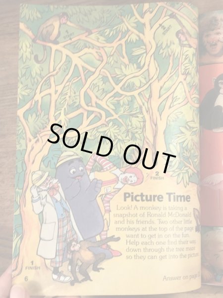 80’s　ヴィンテージ　マクドナルド　ファンタイムズ　マガジン　ロナルド　雑貨