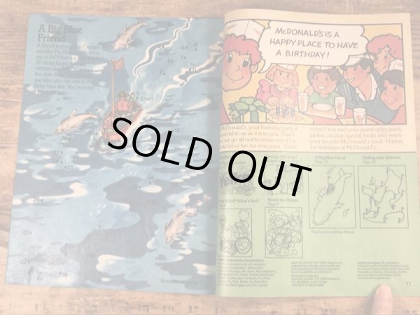 80年代　ビンテージ　マクドナルド　ファンタイムズ　ロナルド　マガジン　雑貨