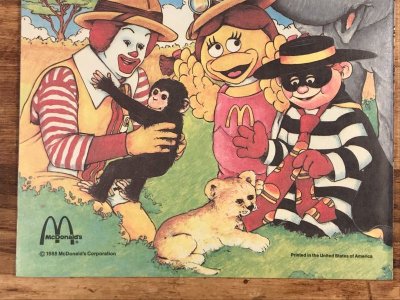 画像1: McDonaldland Fun Times “Fun On Safari” Magazine　マクドナルド　ビンテージ　ファンタイムズ　フリーペーパー　80年代
