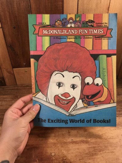 画像3: McDonaldland Fun Times “The Exciting World of Books!” Magazine　マクドナルド　ビンテージ　ファンタイムズ　フリーペーパー　80年代