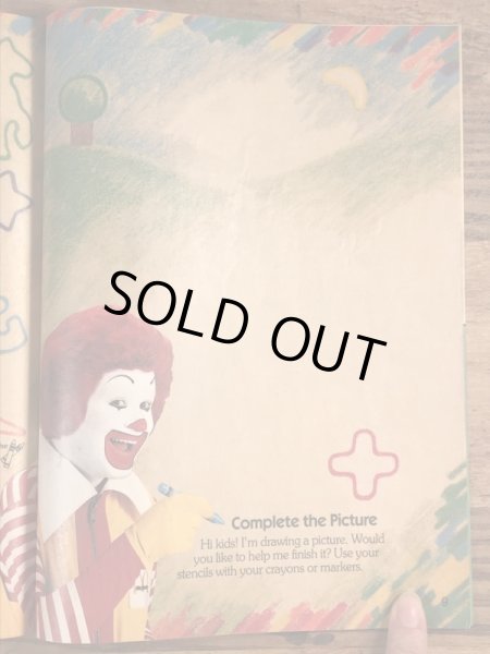 80’s　ヴィンテージ　マクドナルド　ファンタイムズ　ロナルド　フリーペーパー　雑貨