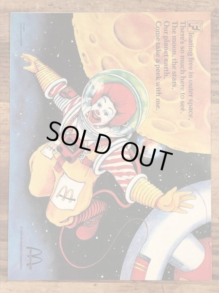 80’s　ヴィンテージ　マクドナルド　ファンタイムズ　フリーペーパー　ロナルド　雑貨