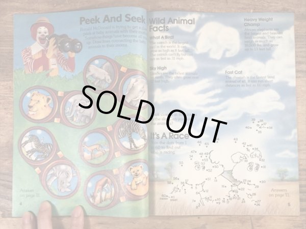 80年代　ビンテージ　マクドナルド　ファンタイムズ　フリーペーパー　ロナルド　雑貨