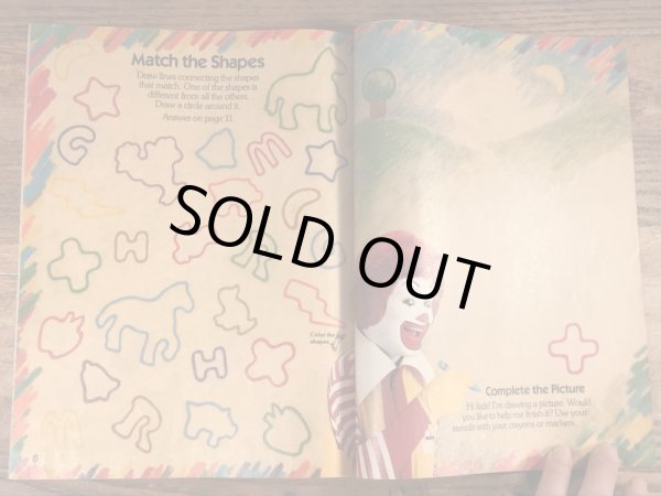 80年代　ビンテージ　マクドナルド　ファンタイムズ　ロナルド　マガジン　雑貨