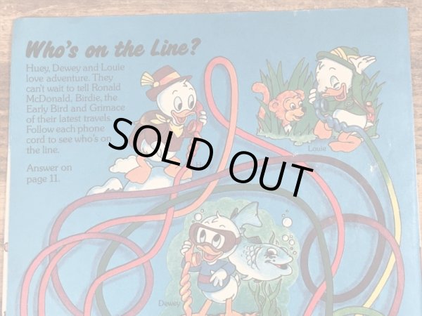 80’s　ヴィンテージ　マクドナルド　ファンタイムズ　マガジン　ロナルド