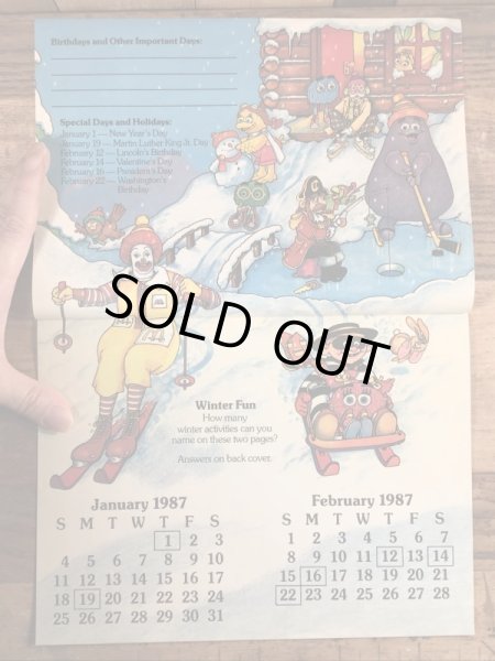 80年代　ビンテージ　マクドナルド　ファンタイムズ　フリーペーパー　ロナルド　雑貨