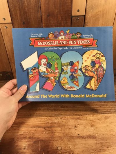 画像3: McDonaldland Fun Times “Around The World” Magazine　マクドナルド　ビンテージ　ファンタイムズ　フリーペーパー　80年代