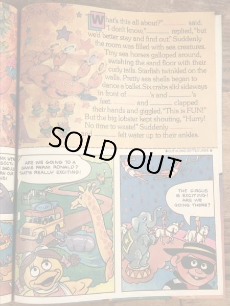 80’s　ヴィンテージ　マクドナルド　ファンタイムズ　マガジン　ロナルド　雑貨