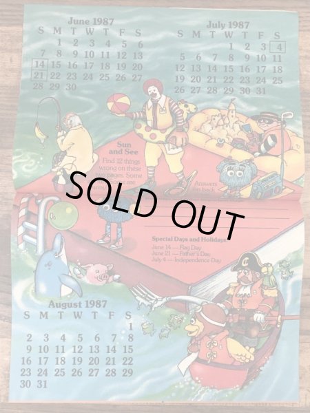 80年代　ビンテージ　マクドナルド　ファンタイムズ　フリーペーパー　ロナルド　雑貨