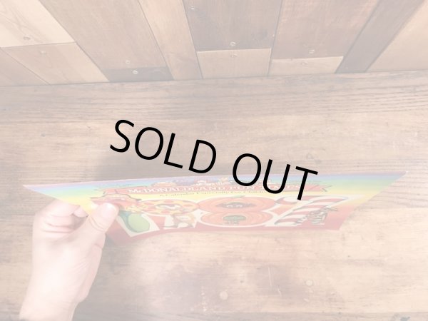 80’s　ヴィンテージ　マクドナルド　マガジン　フライキッズ　雑貨