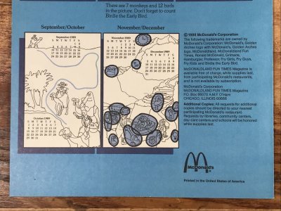 画像1: McDonaldland Fun Times “Around The World” Magazine　マクドナルド　ビンテージ　ファンタイムズ　フリーペーパー　80年代