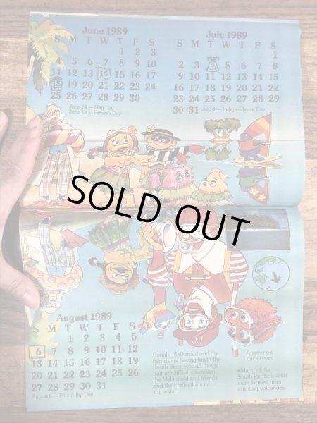 80年代　ビンテージ　マクドナルド　ファンタイムズ　フリーペーパー　ロナルド　雑貨