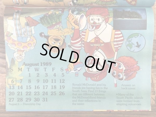 80年代　ビンテージ　マクドナルド　ファンタイムズ　フリーペーパー　ロナルド　雑貨