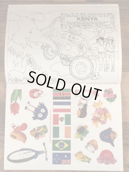 80’s　ヴィンテージ　マクドナルド　塗り絵　ロナルド　雑貨