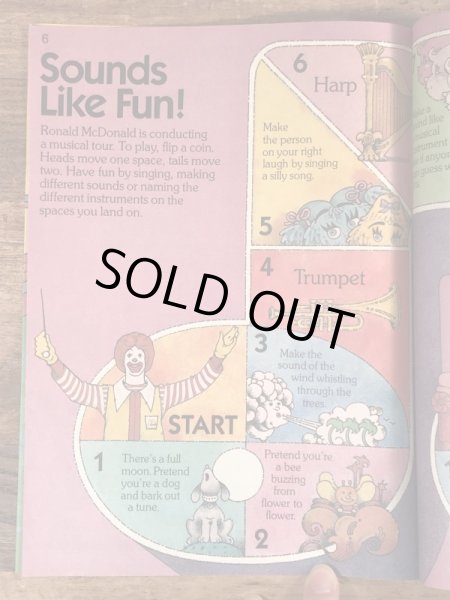 80’s　ヴィンテージ　マクドナルド　ファンタイムズ　ロナルド　フリーペーパー　雑貨