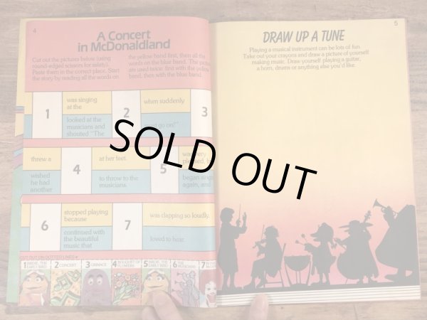 80’s　ヴィンテージ　マクドナルド　ファンタイムズ　ロナルド　フリーペーパー　雑貨