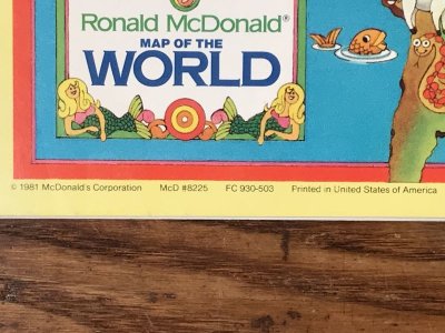 画像2: Ronald McDonald Sticker Fun “1982” Coloring Calendar　マクドナルド　ビンテージ　カラーリングブック　ロナルド　80年代