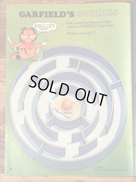 80’s　ヴィンテージ　マクドナルド　ファンタイムズ　ガーフィールド　フリーペーパー　雑貨