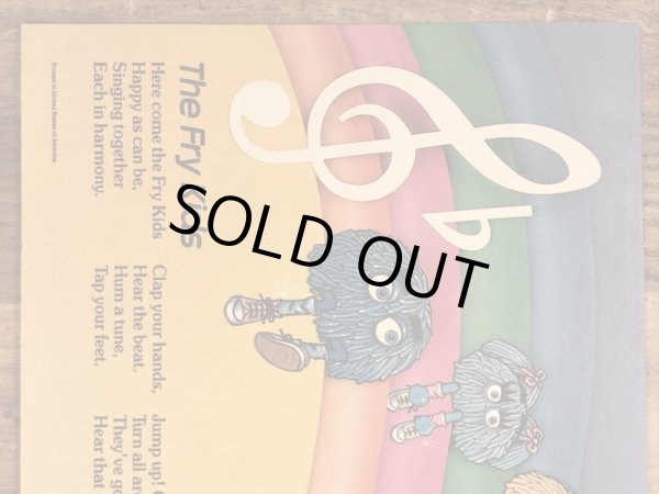 80’s　ヴィンテージ　マクドナルド　ファンタイムズ　ロナルド　フリーペーパー　雑貨