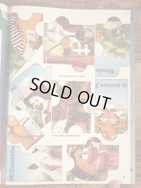 80’s　ヴィンテージ　マクドナルド　ファンタイムズ　ガーフィールド　フリーペーパー　雑貨