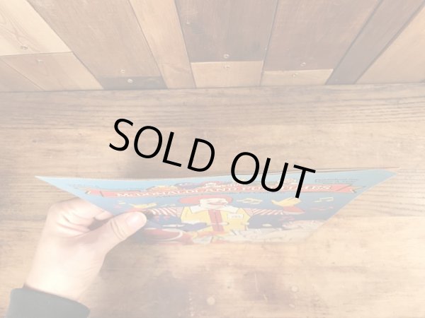 80’s　ヴィンテージ　マクドナルド　ファンタイムズ　ロナルド　フリーペーパー　雑貨