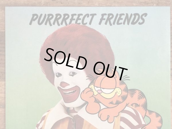 80’s　ヴィンテージ　マクドナルド　ファンタイムズ　ガーフィールド　フリーペーパー　雑貨