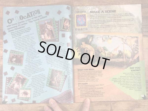 90年代　ビンテージ　マクドナルド　ファンタイムズ　マガジン　雑貨