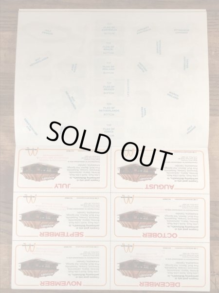 80年代　ビンテージ　マクドナルド　カラーリングブック　ロナルド　雑貨