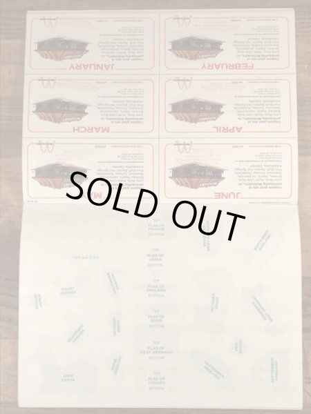 80’s　ヴィンテージ　マクドナルド　塗り絵　ロナルド　雑貨