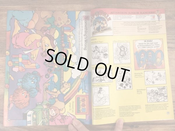 80年代　ビンテージ　マクドナルド　ファンタイムズ　グリマス　フリーペーパー　雑貨