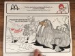 80’s　ヴィンテージ　マクドナルド　塗り絵　ロナルド　雑貨