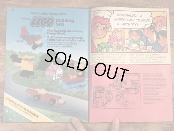 80年代　ビンテージ　マクドナルド　ファンタイムズ　ロナルド　マガジン　雑貨