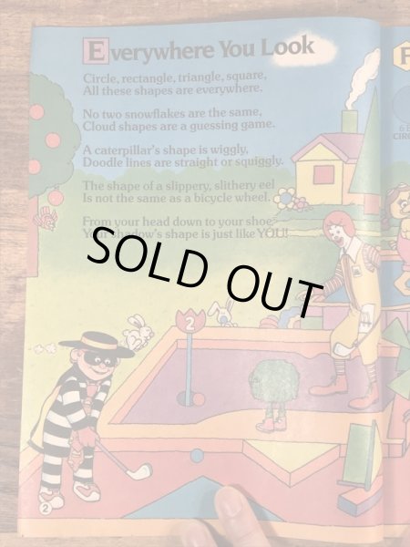 80’s　ヴィンテージ　マクドナルド　ファンタイムズ　グリマス　マガジン　雑貨