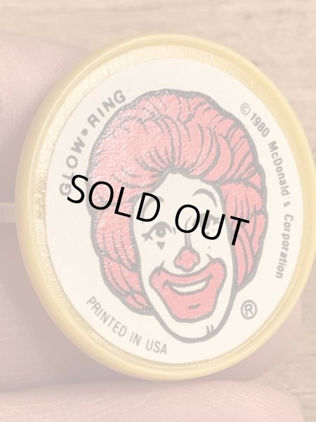 80年代頃のマクドナルドのロナルドのビンテージのトイリング