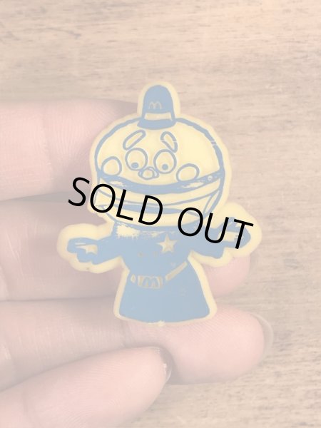 80年代頃のマクドナルドのビッグマックポリスのビンテージの指輪