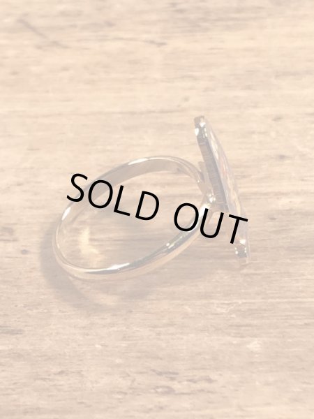 70年代頃のマクドナルドのグリマスのビンテージのエナメル製のリング