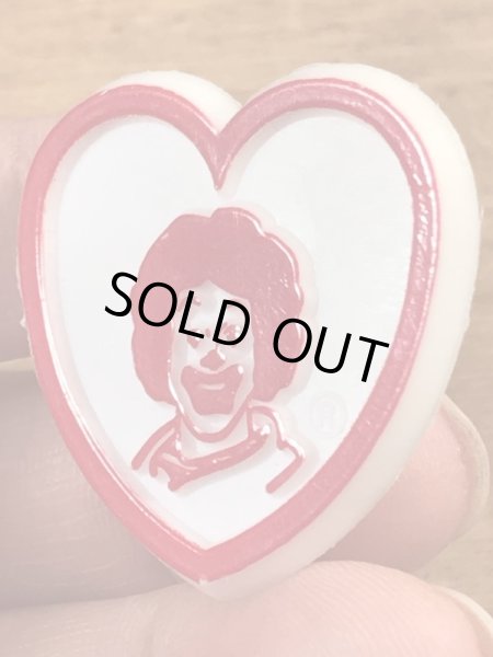 80’sのマクドナルドのロナルドのヴィンテージの指輪