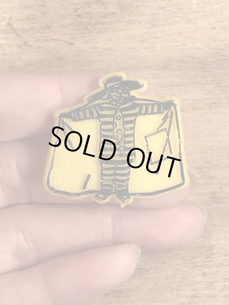 80年代頃のマクドナルドのハンバーグラーのビンテージの指輪