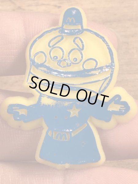 80年代頃のマクドナルドのビッグマックポリスのビンテージの指輪