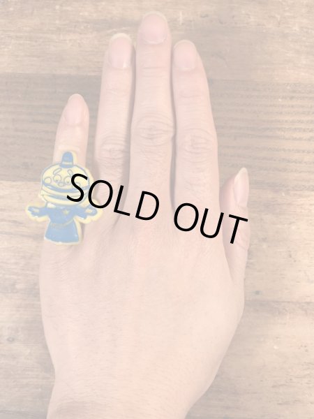 80年代頃のマクドナルドのビッグマックポリスのビンテージの指輪