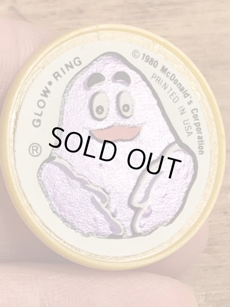 80’sのマクドナルドのグリマスのヴィンテージの指輪