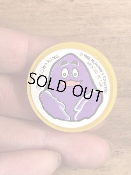 80年代頃のマクドナルドのグリマスのビンテージのトイリング