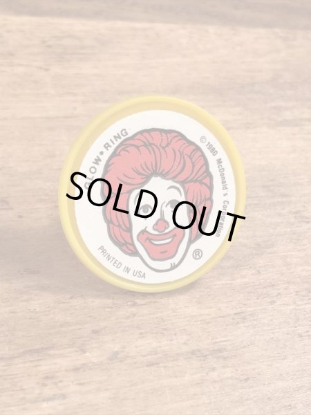 80年代頃のマクドナルドのロナルドのビンテージのトイリング