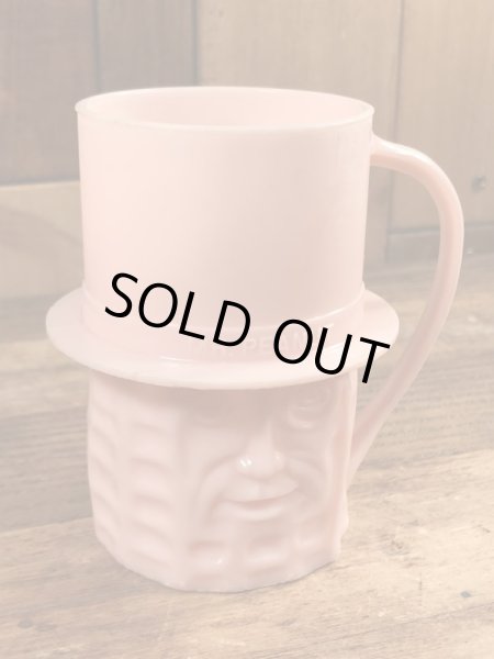 50~60年代頃のアドバタイジングキャラクターのミスターピーナッツのビンテージのマグカップ