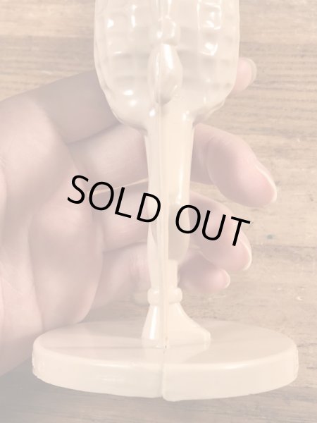 50~60年代頃のアドバタイジングキャラクターのミスターピーナッツのビンテージの貯金箱フィギュア