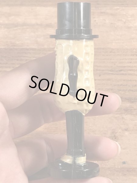 50〜60’sのアドバタイジングキャラクターのミスターピーナッツのヴィンテージの塩コショウ入れ